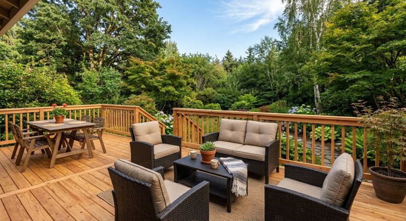 Wooden Patio Installation in Seattle, WA